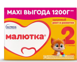 
                            Малютка 2 Молочная смесь, смесь молочная сухая. 
                         - отзывы