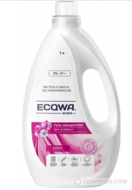 Гель-концентрат для стирки ECQWA Color
- отзывы