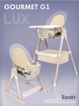 Стульчик для кормления Nuovita Gourmet G1 Lux 3 в 1
- отзывы