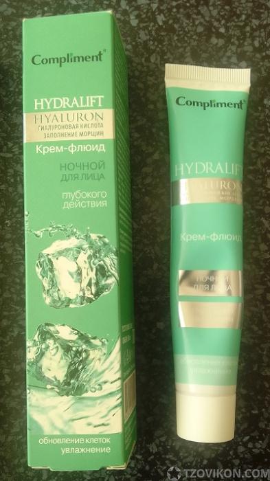 Крем для лица ночной увлажняющий Hydralift Hyaluron
- отзывы
