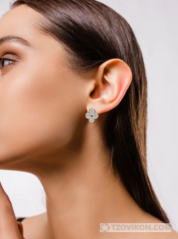Серьги серебро 925 пробы цветы с фианитом Lamponi
- отзывы